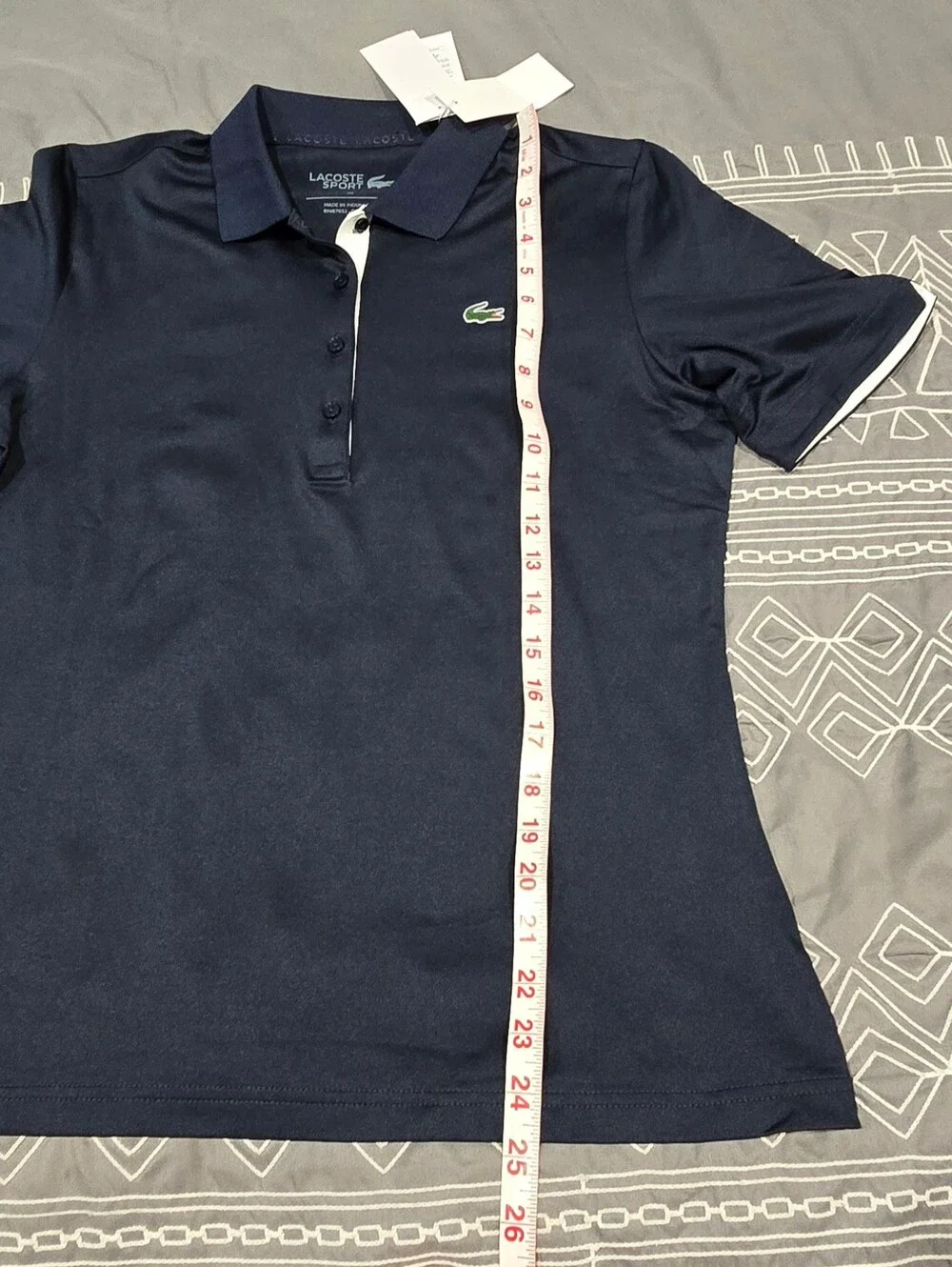 Lacoste Sports Women's Golf Polo Size 40(US LARGE) - Picture 6 of 9